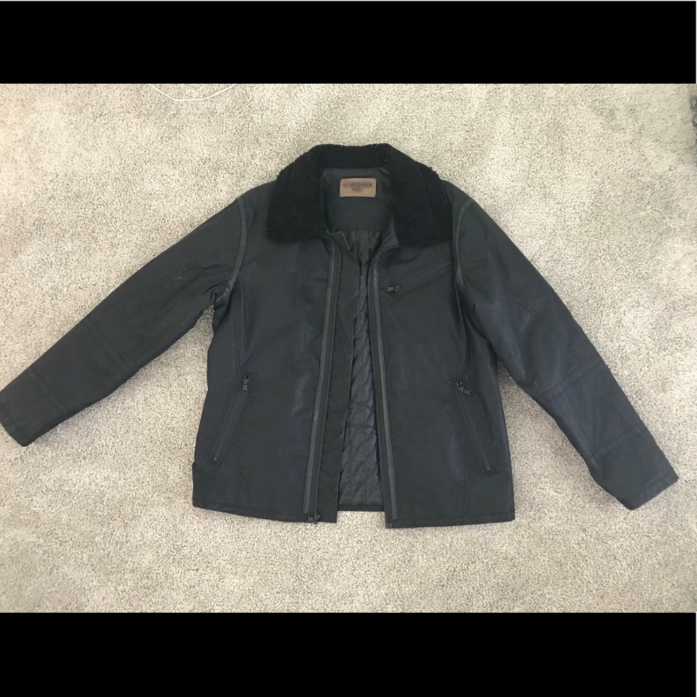 Robert Comstock Black Jacket